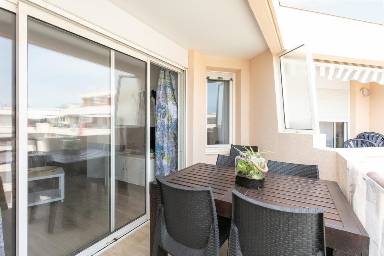 Sète Appartement T3 Terrasse Vue Sur Mer, Piscine, Parking, Wifi Et Clim מראה חיצוני תמונה